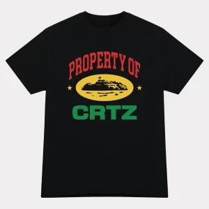 Corteiz Property Of Crtz Carni T-shirt Black