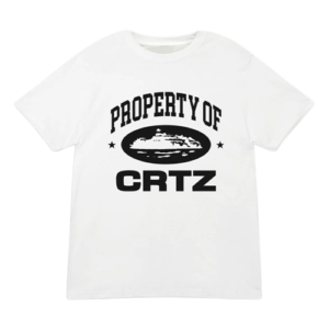 Corteiz OG Propriété De Crtz T-Shirt Blanc